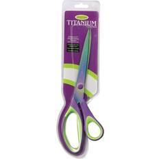 Sullivans Heirloom Titanium Dressmaker Scissors 10"-Purple/Green