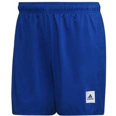 adidas Men's Sportswear Short Length Solid Swim Shorts - Royal Blue