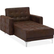 Beliani Faux Leather Chaise Lounge Sofa