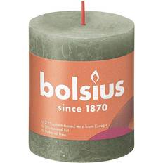 Bolsius Fresh Olive Rustic Shine Pillar Candle