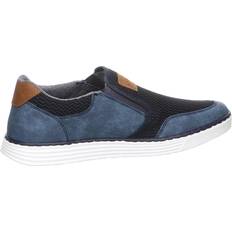 Rieker Men Loafers Rieker Slip On Blue