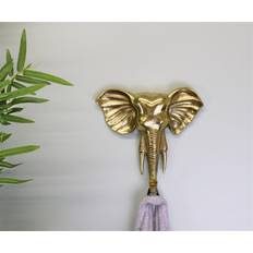 Glasses Coat Hooks Geko Decorative Gold Elephant Coat Hook