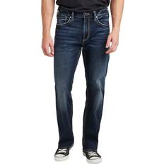 Silver Jeans Zac Relaxed Fit Straight Leg Dark Indigo x