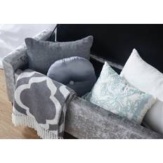 Grey Storage Benches Freemans Verona Crushed Velvet Storage Bench