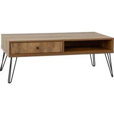 Black Coffee Tables SECONIQUE Ottawa One Drawer Coffee Table