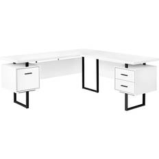 Monarch Specialties 71 L-Shaped Corner Computer Writing Desk