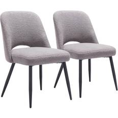 Zuo Modern Teddy Gray Kitchen Chair 2