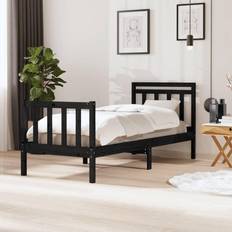 vidaXL Bed Frame Black