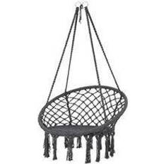 Grey Outdoor Hanging Chairs ECD Germany Hängesessel
