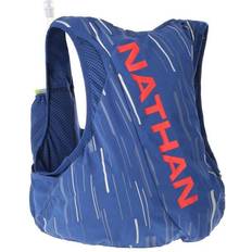 NATHAN Pinnacle 4L Trail running backpack Men's Estate Blue Ribbon Red S
