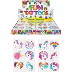 Cheap Stickers Henbrandt Unicorn Fun Tattoos 96 Pieces
