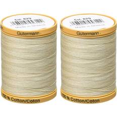 Gutermann 876 Yd Natural Cotton Thread-Cream