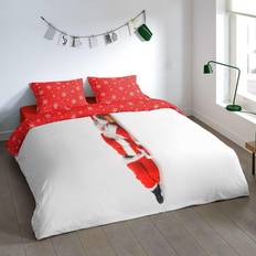 Pure santa Duvet Cover Red