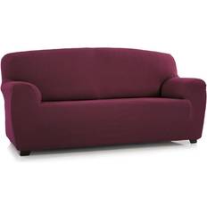 Loose Covers Homescapes 'Clare' Two Seater Armchair Multi-Stretch Loose Sofa Cover Purple