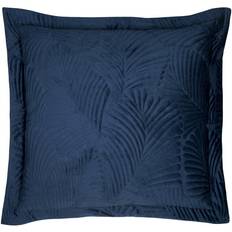 Palmeira Quilted Embroidered Cushion Complete Decoration Pillows Blue