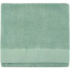 Furn Textured Weave Oxford Panel Bath Towel Green, Grey