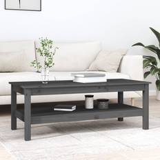 vidaXL Grey, 110 Pine Coffee Table