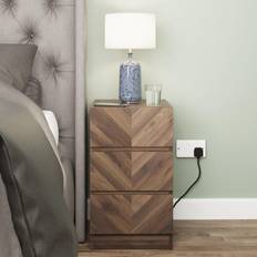 Set of 2 Taranto 3 Bedside Table