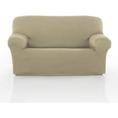 Beige Loose Covers Homescapes Two Seater 'Iris' Loose Sofa Cover Beige