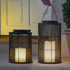 Festive Lights Large Alta Flameless 45cm Power Garden Lantern