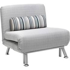 2 Seater - Blue Furniture Homcom Folding 5 Position Convertible Sofa 75cm 1 Seater