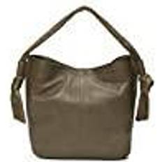 Frye Nora Knotted Leather Hobo Bag Green