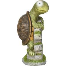 Brown Figurines OutSunny Vivid Tortoise Art Sculpture Figurine