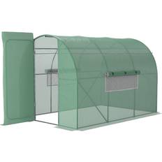 PVC Plastic Greenhouses OutSunny Large Walk-In Greenhouse, Plant Gardening Tunnel Hot