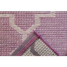 Novel 80x150cm HomeSpace Direct Geometric Red, Pink, Purple, Grey