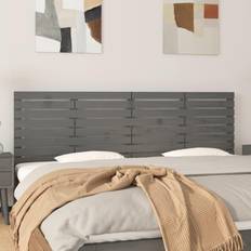 vidaXL grey, 166 Pine Headboard