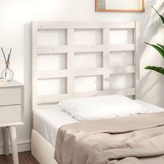 vidaXL white, 95.5 Solid Pine Bed Headboard