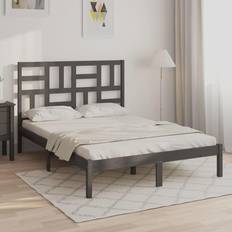 vidaXL grey, 120 Bed Frame