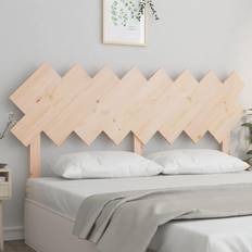 vidaXL brown, 159.5 Pine Bed Headboard