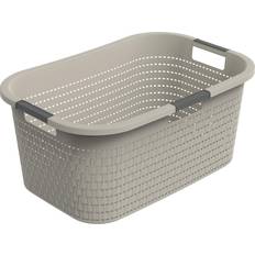 Rotho Country Laundry Basket Cappuccino