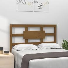 vidaXL honey brown, 105.5 Pine Bed Headboard