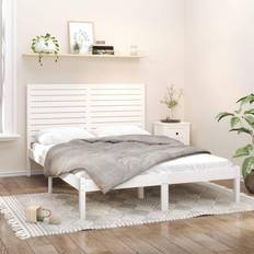 vidaXL white, 120 Solid Bed Frame