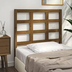 vidaXL honey brown, 105.5 Pine Bed Headboard