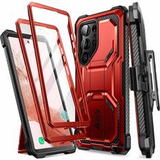 i-Blason Armorbox Series Designed for Samsung Galaxy S23Ultra 5G (2023 Release) Full-Body Rugged Holster Bumper Case with Built-in Screen