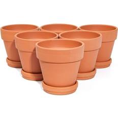 Juvale 6 Packs Small Terracotta Terra