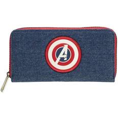 Difuzed Purse Avengers A Logo new Official Blue Zip Around
