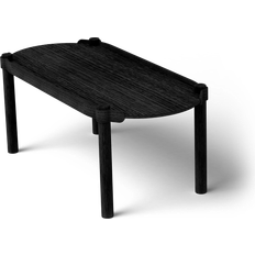 Cooee Design Woody Black Stained Oak Coffee Table 50x105cm