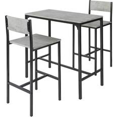 Footrest Dining Sets SoBuy Bar Dining Set 2pcs