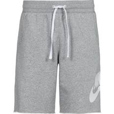 Loose Shorts Nike Men's Club Alumni French Terry Shorts - Dark Grey Heather/White