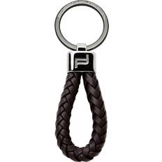 Porsche Design Schlüsseletui Keyring Leather Cord dunkelbraun, Geldbörsen