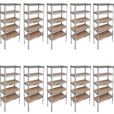 vidaXL 10x Shelving System