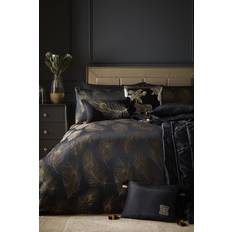 Laurence Llewelyn-Bowen Dandy Duvet Cover Black, Gold, Blue