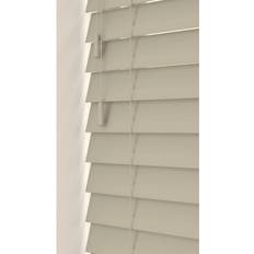 Pleated Blinds Grain Faux Wood Venetian Blinds with