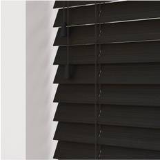 Walnut 50mm Fine Grain Slatted Blinds