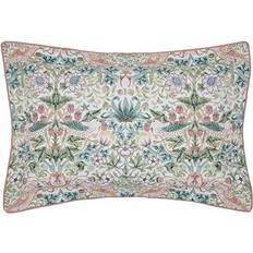 William Morris Strawberry Thief Pillow Case Pink (74x48cm)