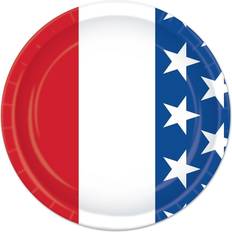 Beistle Company 58228 Patriotic Plates